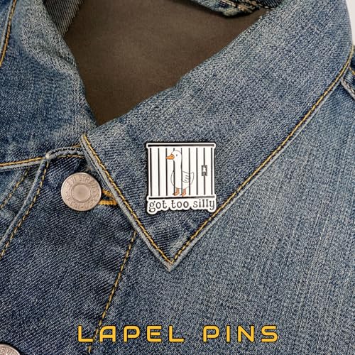 Enamel Pins, Jesus Christ & Cross Pins for Backpacks, Christian Religious God Faith Lapel Pin, Catholic Bedge Brooch for Lanyard, Bag, Hat, Clothes, Jacket, Vest. - style: Got Too Silly