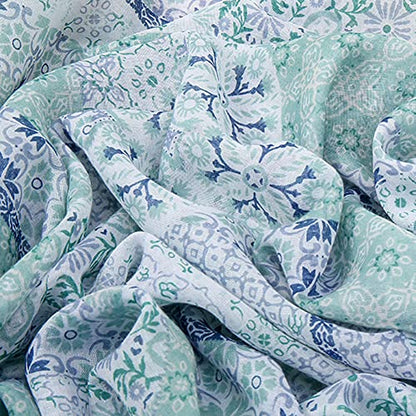 Yeieeo Boho Scarf for Women Lightweight Floral Printed Scarf Fall Winter Fashion Fringed Shawl - color: Floral 33
