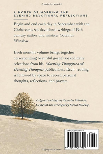 Morning & Evening with Octavius Winslow - September: Daily Readings from Morning Thoughts and Evening Thoughts with Space to Journal