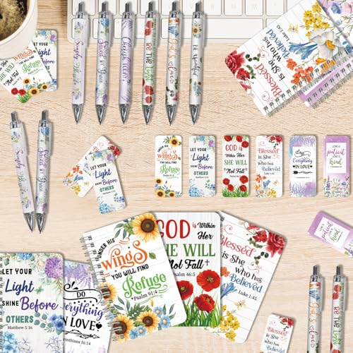 OSIMIG 180Pcs Christian Gifts for Women Bulk, Christian Notebook 3.5"x5.5"