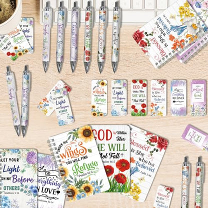OSIMIG 180Pcs Christian Gifts for Women Bulk, Christian Notebook 3.5"x5.5"