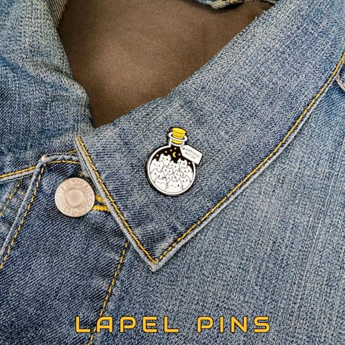 Enamel Pins, Jesus Christ & Cross Pins for Backpacks, Christian Religious God Faith Lapel Pin, Catholic Bedge Brooch for Lanyard, Bag, Hat, Clothes, Jacket, Vest. - style: Happiness Potion