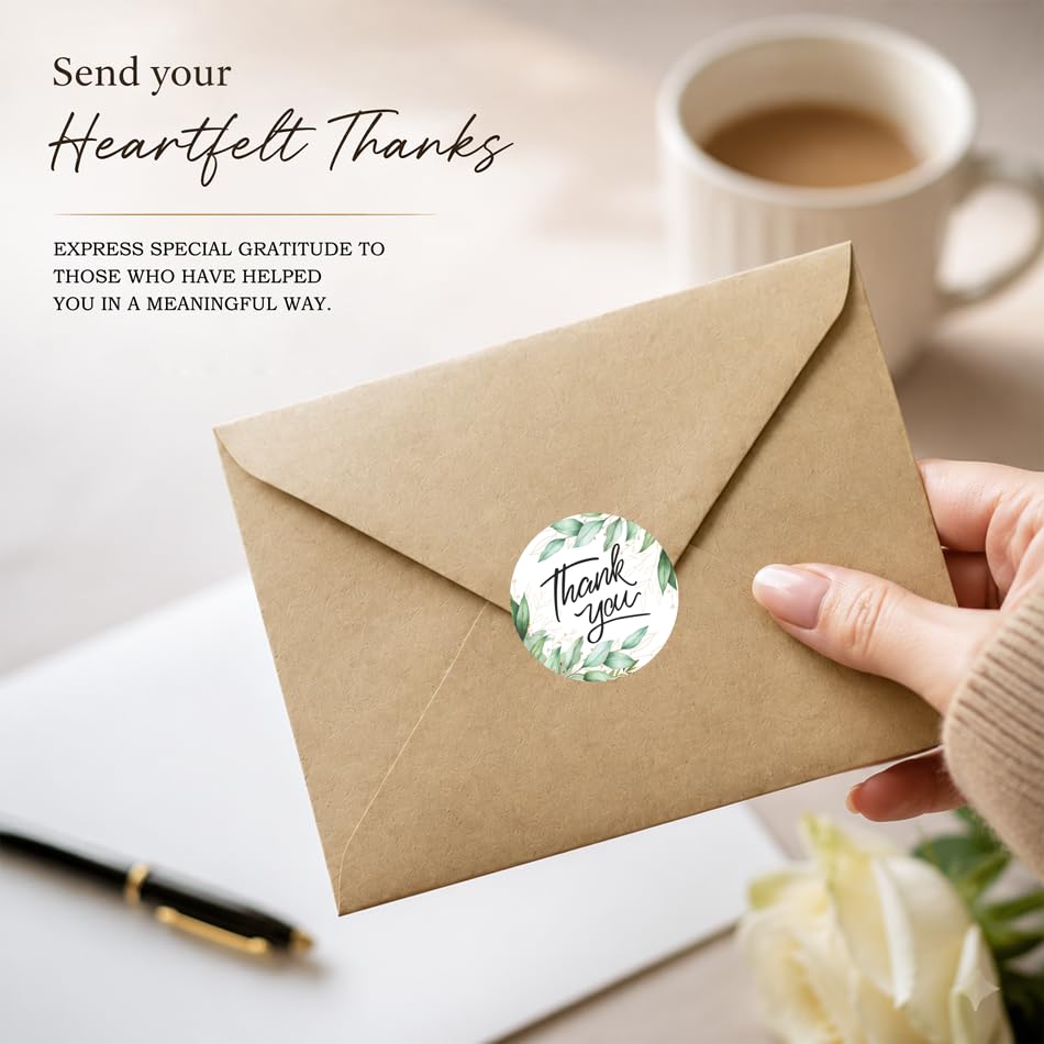 28 Pack Funeral Thank You Cards with Envelopes & Stickers, 6x8 Inches Foldable, Sympathy Bereavement Notes with Message Inside, Suitable for Memorial Services (Style 3)