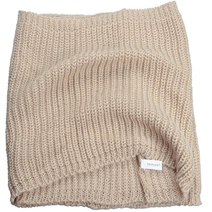 NEOSAN Womens Thick Ribbed Knit Winter Infinity Circle Loop Scarf - color: Khaki