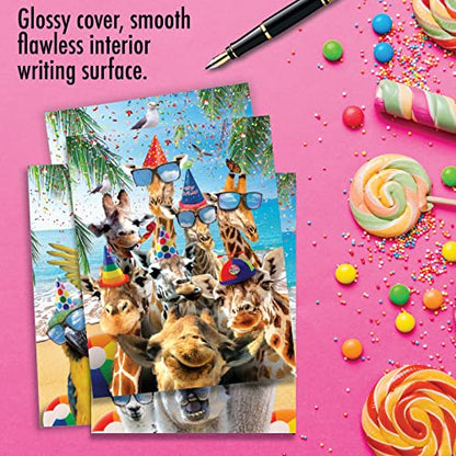 Best Card Co 20 Assorted Birthday Notes Wildlife AM10209BDG-B2x10 - style: Wildlife Photo Ops