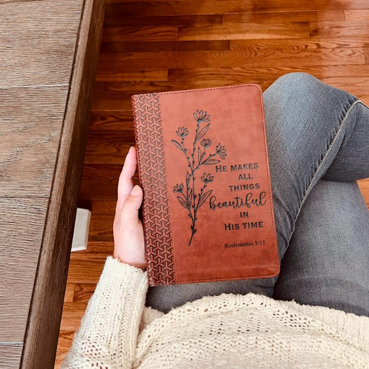 STARKENBURG COMPANY Personalized KJV Bible: Create Your Own Custom Engraved Design with a Designer, KJV Everyday Study Bible, Large Print, King James Version