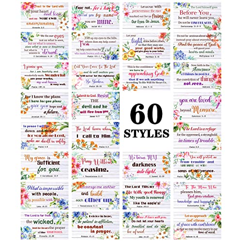 Maitys 240 Pcs Bible Verse Cards for Women Small Scripture Prayer,Fresh - style: Fresh