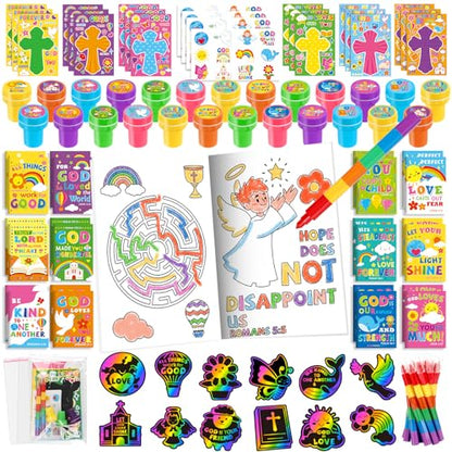 BenLouis Christian Party Favors Prizes Bulk for Kids（12set Verses） - style: Bible Verses