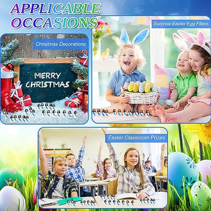 Bememo 100 Pcs Jesus Toys Original Design Mini Rubber Little Jesus Figurine to Hide and Seek Religious Party Favors Sunday School Craft Baptism Gifts for Easter Egg Stuffers(Blue) - color: Blue