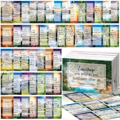 Maitys 240 Pcs Bible Verse Cards for Women Christian Scripture,Scenic - style: Scenic
