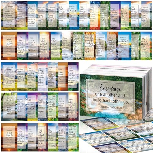 Maitys 240 Pcs Bible Verse Cards for Women Christian Scripture,Scenic - style: Scenic