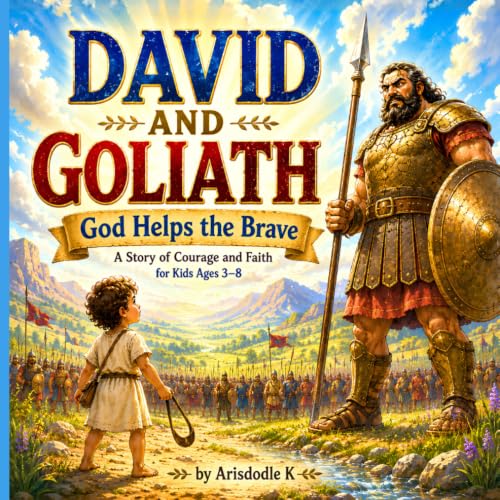 David and Goliath: God Helps the Brave: A Story of Courage and Faith for Kids Ages 3–8 (Totle Bible Stories for Kids)