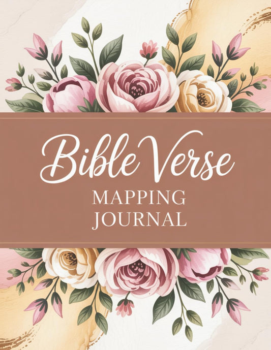 Bible Verse Mapping Journal: A Guided Scripture Study Workbook for Women