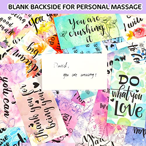 Outus 120 Pcs Motivational Encouragement Inspirational Card Boho Rainbow - style: Positive Style