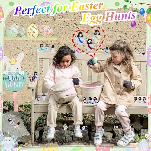 50 Pack Little Jesus Figures Easter Mini Rubber Toys to Hide and Seek, Pocket Jesus Love You Miniatures Religious Party Favors Baptism Gifts Sunday School Easter Egg Stuffers - color: 10-color *50