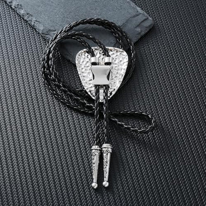 GelConnie Bolo Tie for Women Heart Cowboy Necktie Flower Gothic Mens Bolo Ties Bolero Necklace Red Western Ties for Men - color: Blue Heart Tie Necklace