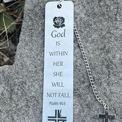 Christian Bookmark Gifts for Women Girls Boys, Inspirational Religious Book Mark Markers Faith - style: God is within