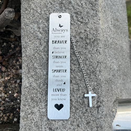 Christian Bookmark Gifts for Women Girls Boys, Inspirational Religious Book Mark Markers Faith - style: Always remember