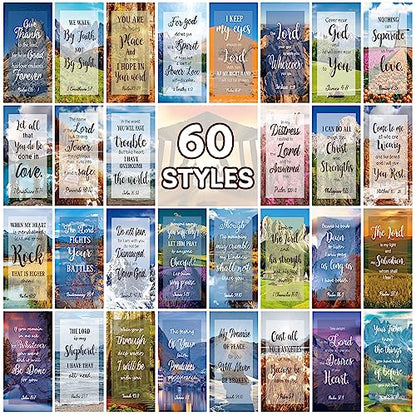 Estune 240 Pcs Bible Verse Cards bulk with Full Scripture, Vintage Style - style: Vintage Style