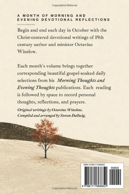 Morning & Evening with Octavius Winslow - October: Daily Readings from Morning Thoughts and Evening Thoughts with Space to Journal