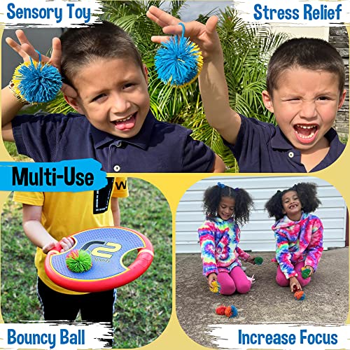 Stocking Stuffers & Sensory Toys for Kids 20 Pack - Boo Basket Stuffers For Kids Ages 4 5 6 7 8 9 Year Old Gift Idea - Best Birthday Toddler Gifts for Boys & Girls - Monkey Pom Balls Fidget Toys Party - style: 20 Pack
