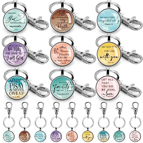 Fumete Christian Keychain Bulk for Wowen Men - style: Religious
