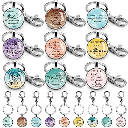 Fumete Christian Keychain Bulk for Wowen Men - style: Religious