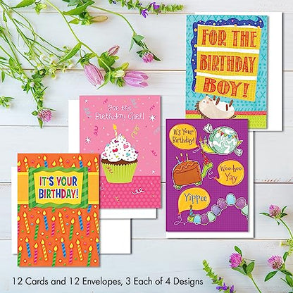 Faithfully Yours Designer Greetings Cute Birthday Boxed Card For Kids