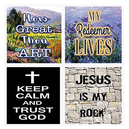 NewEights Christian Bible Verses Scriptures Planner Stickers (20 Sheets)