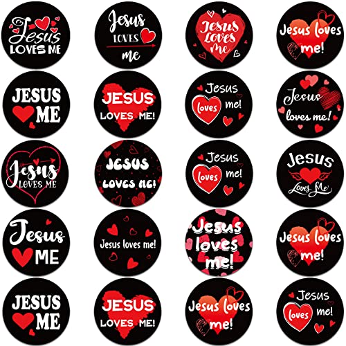Geyee 600 Pcs Christian Religious Stickers for Kids, Heart Style - style: Heart Style