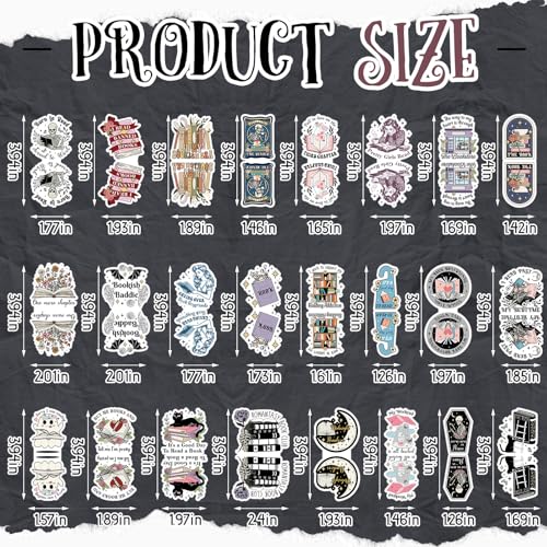 Nezyo 24 Pcs Magnetic Bookmarks Foldable Page Markers Students,Dark Book - style: Dark Book