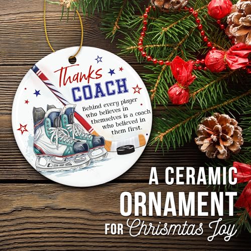 ZAGKOO Hockey Coach Ornament 2026, Coaches Christmas Ornament for Men,Women - color: Hockey Coach