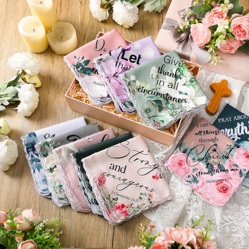 Hahafelt Boho Christian Handkerchiefs for Women - style: Watercolor