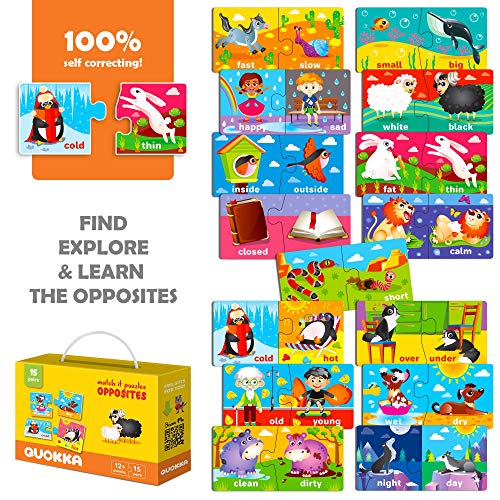 5X Megaset Puzzles for Toddlers 3-5 - Matching Games for Kids Ages 2-4 - color: Matching Games Abc