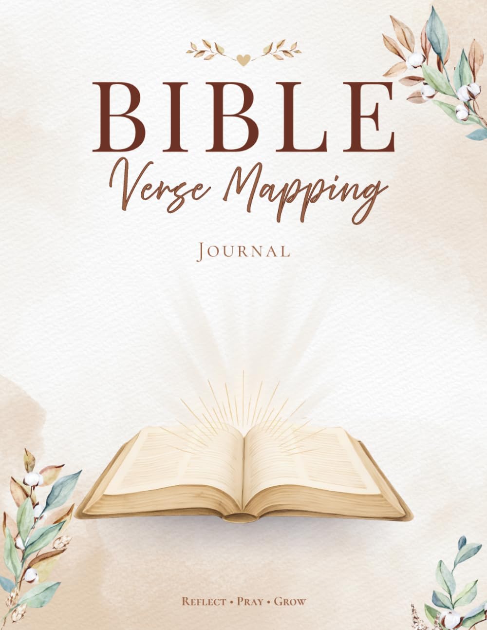 Bible Verse Mapping Journal for Women: A Guided Verse Mapping Workbook for Spiritual Growth Through Reflection, Prayer, and Scripture Study