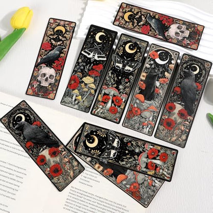 Wxiben 100 Pcs Fantasy Magic Bookmarks Dark Academia Book Page Marks Gifts - color: Fantasy