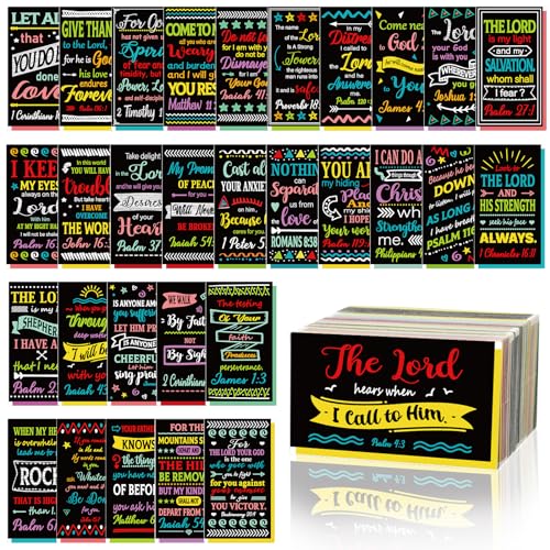 Estune 240 Pcs Bible Verse Cards bulk with Full Scripture, Vivid Style - style: Vivid Style