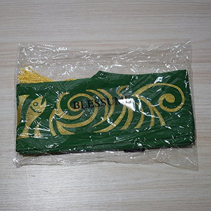 BLESSUME Green Stole Chasuble Clergy Pastor Embroidery Stole