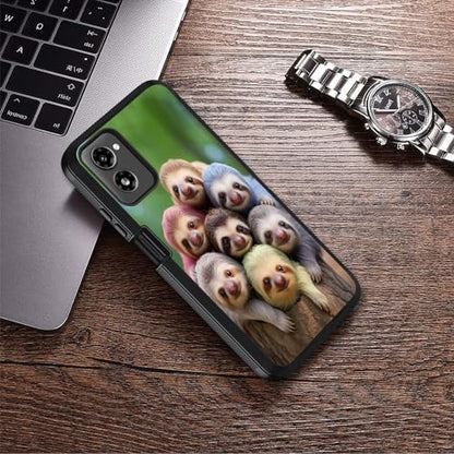 Designed for Moto G Power 5G 2024 Case, Military Grade Heavy Duty 3-Layer Shockproof Full-Body Protective Cover for Motorola Moto G Power 5G 2024, Cute Sloths - color: Cute Sloths