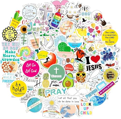 200Pcs Inspirational Christian Jesus Stickers for Kids,Bible Verse Stickers - style: Cute 200pcs