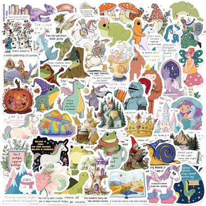 50PCS Cute Positive Affirmation Stickers - style: Traditional