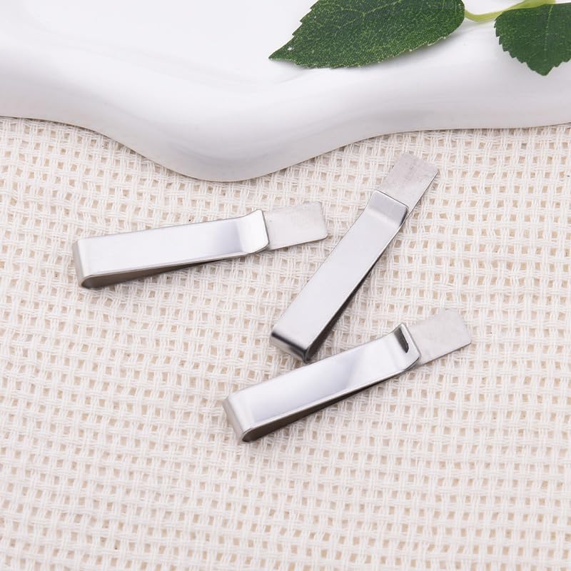 Man Of God Tie Clips 3 Set - Godfather Godson Christmas Engraved Gifts for Men Son Husband Dad Birthday Gifts from Wife - style: silver 3 pcs
