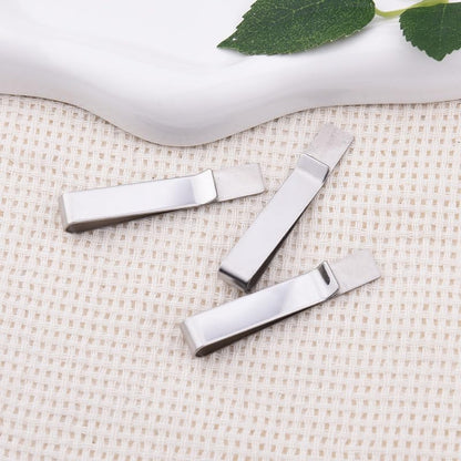 Man Of God Tie Clips 3 Set - Godfather Godson Christmas Engraved Gifts for Men Son Husband Dad Birthday Gifts from Wife - style: silver 3 pcs