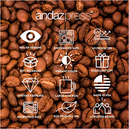 Andaz Press Christian Bible Verses 11oz. Coffee Mug Gift, Ephesians 3:20 Now to him who is able to do immeasurably More Than All we Ask, According to his Power That is at Work Within US, 1-Pack