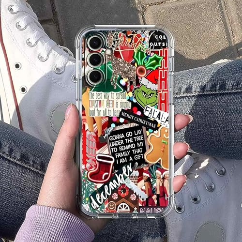 Christmas Collage Case for Samsung Galaxy S26 Plus, Festive Quotes, Cool Trendy Soft TPU Bumper Cover Case for Samsung Galaxy S26 Plus - color: Christmas3