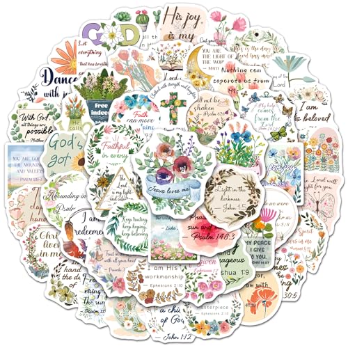 200PCS Bible Verse Stickers, Christian Jesus Faith Stickers