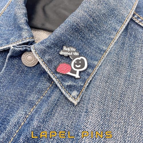 Enamel Pins, Jesus Christ & Cross Pins for Backpacks, Christian Religious God Faith Lapel Pin, Catholic Bedge Brooch for Lanyard, Bag, Hat, Clothes, Jacket, Vest. - style: You Dropped This
