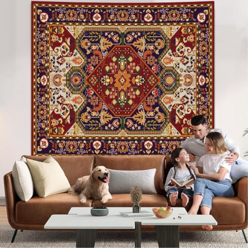 Apdidl Boho Hippie Wall Tapestry for Bedroom, Mandala Indian Tapestries - color: Boho Tapestry, size: 79"L x 60"W