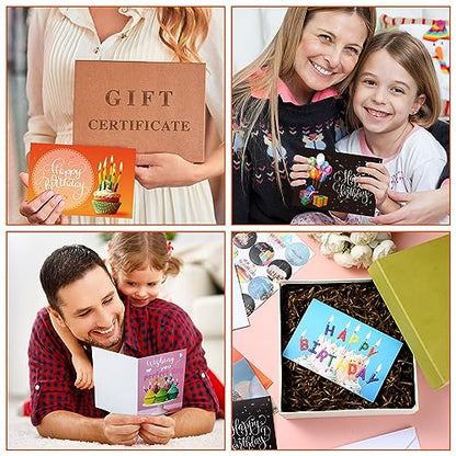 Harloon 200 Pack Happy Birthday Card Assorted Bulk with Blank Envelopes and Stickers 4 x 6 Inches Greeting Blank Happy Birthday Cards for Men Women Adults Kids, 20 Styles(Actual Style) - style: Actual Style