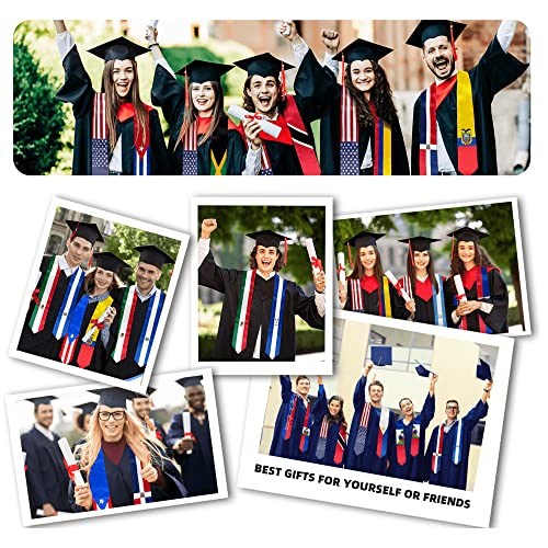 Graduation Flag Stole Sash Scarf Day Gifts - color: Guam Flag